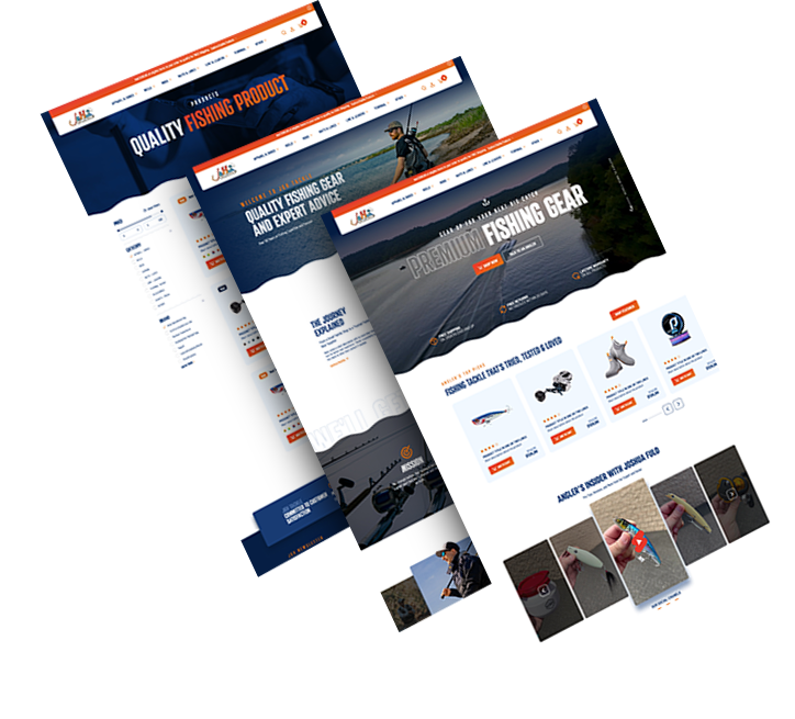 j&h tackle web design